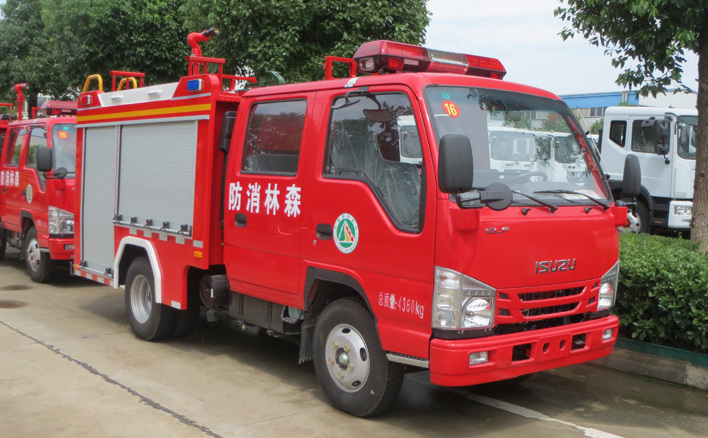 國六慶鈴2噸消防車簡介