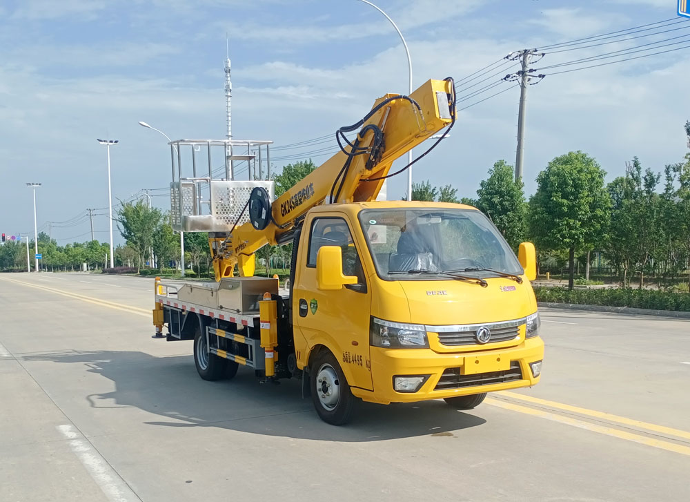 國六 東風途逸直臂24米高空作業車 藍牌C證可駕駛